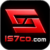 IS7 Game official app logo with modern red gaming icon on black background.